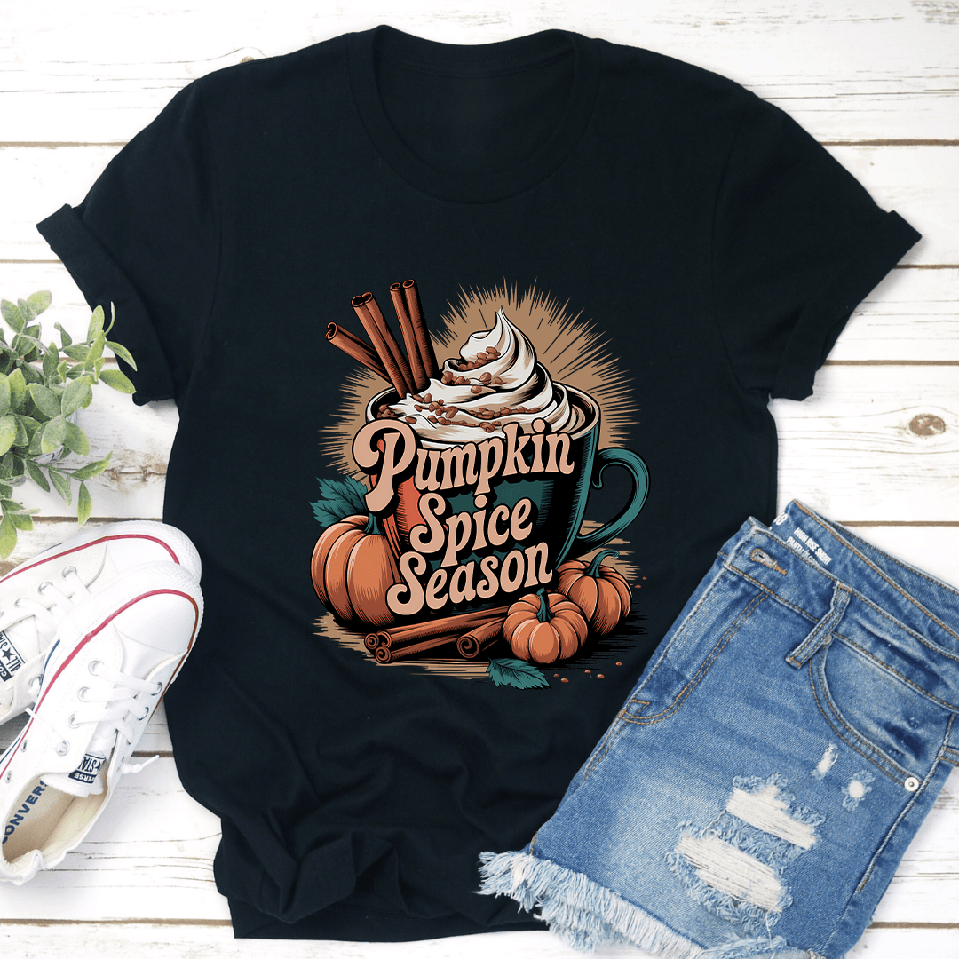Pumpkin Spice Season Latte Tee 1