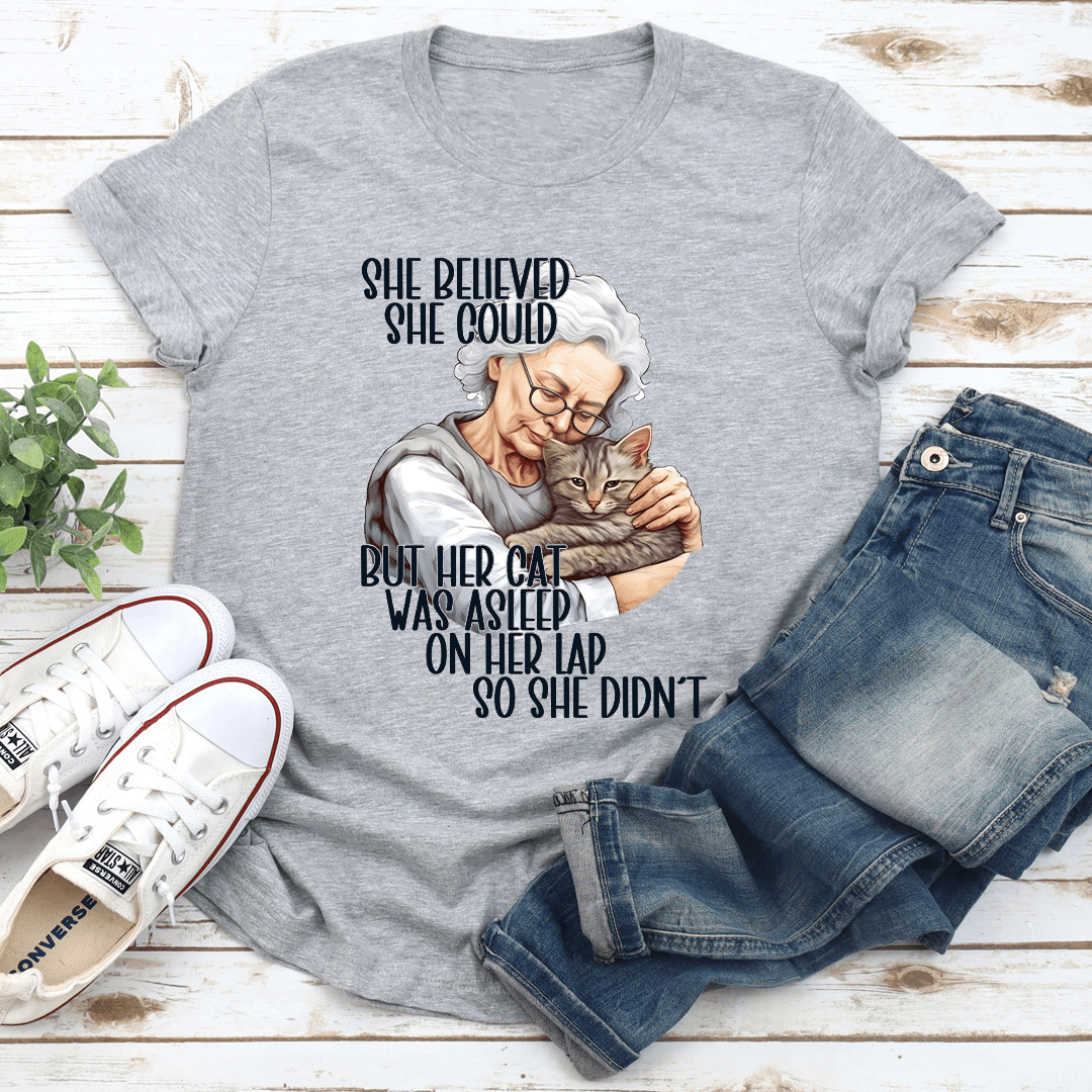 She Believed She Could Grandma Tee 3