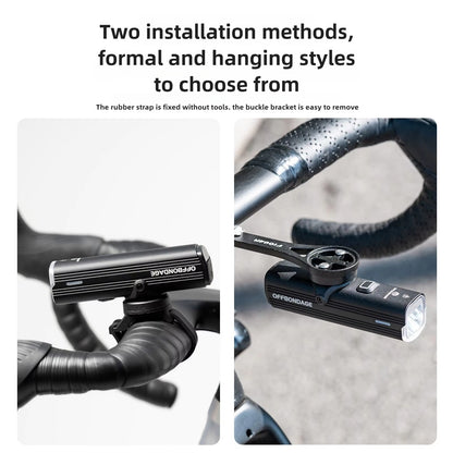 Bicycle Light USB Charging Waterproof Bike Front Lamp Cycling Flashlight For Road And MTB 4