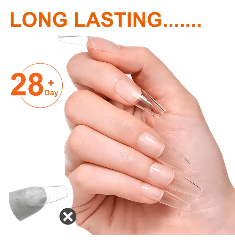 HGKJ Solid Nail Glue Gel For Press On Nails And Extensions 1