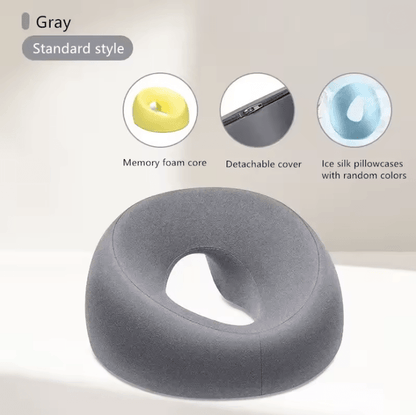 RestEase Memory Foam Face Down Pillow For Desk Naps And Massage Comfort 4