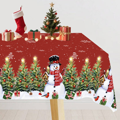 Merry Christmas Decoration, Christmas Tablecloth, Happy New Year Gift, For Home Decor