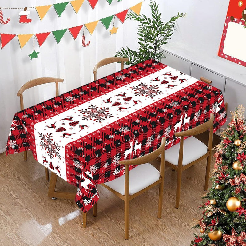 Merry Christmas Decoration, Christmas Tablecloth, Happy New Year Gift, For Home Decor