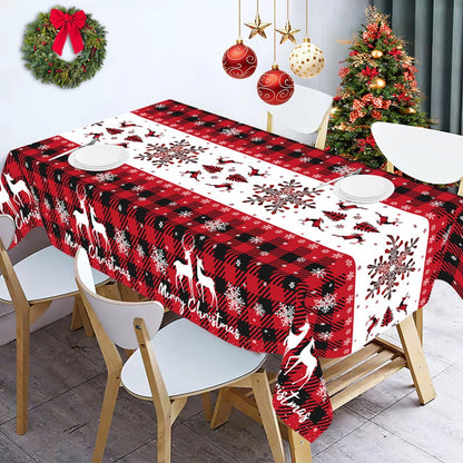 Merry Christmas Decoration, Christmas Tablecloth, Happy New Year Gift, For Home Decor