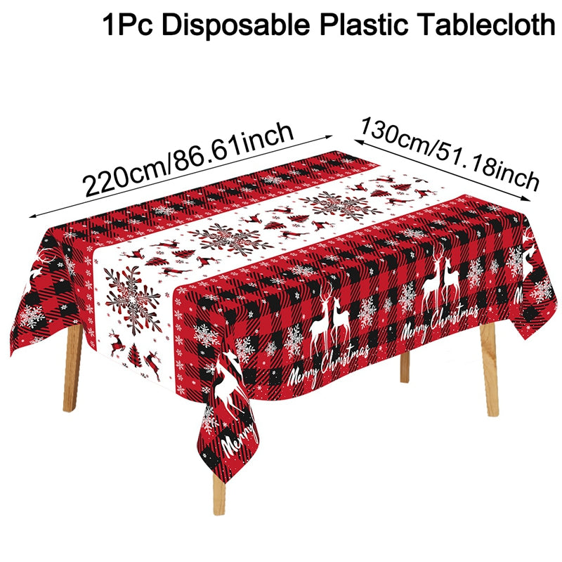 Merry Christmas Decoration, Christmas Tablecloth, Happy New Year Gift, For Home Decor