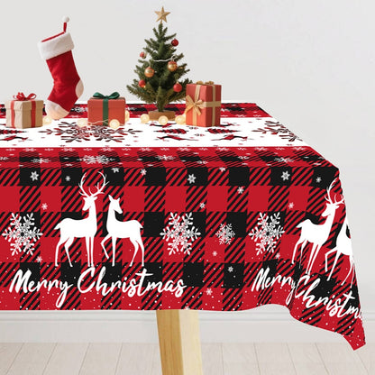 Merry Christmas Decoration, Christmas Tablecloth, Happy New Year Gift, For Home Decor