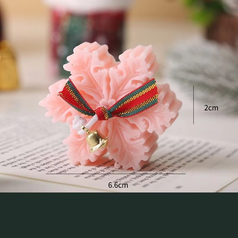 Christmas Soy Wax Candle Snowflake Aroma Candle Set Festive Fragrance Decoration Holiday Companion  7