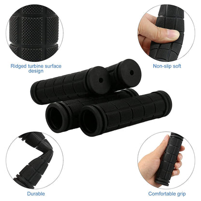 Soft Rubber Handlebar Grip Anti Slip Bicycle Grip Cover Kids Mountain Bike Handle Grip Accessories 3