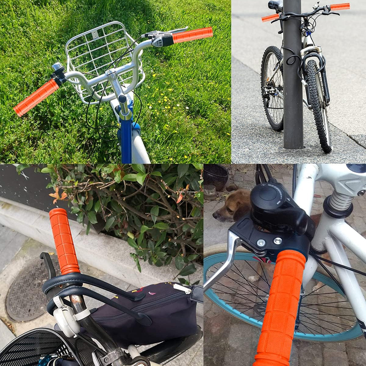 Soft Rubber Handlebar Grip Anti Slip Bicycle Grip Cover Kids Mountain Bike Handle Grip Accessories 1