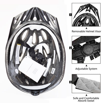 Lightweight Hollow Bicycle Helmet Safety Head Protection Comfortable Lining For Men And Women Rider 1