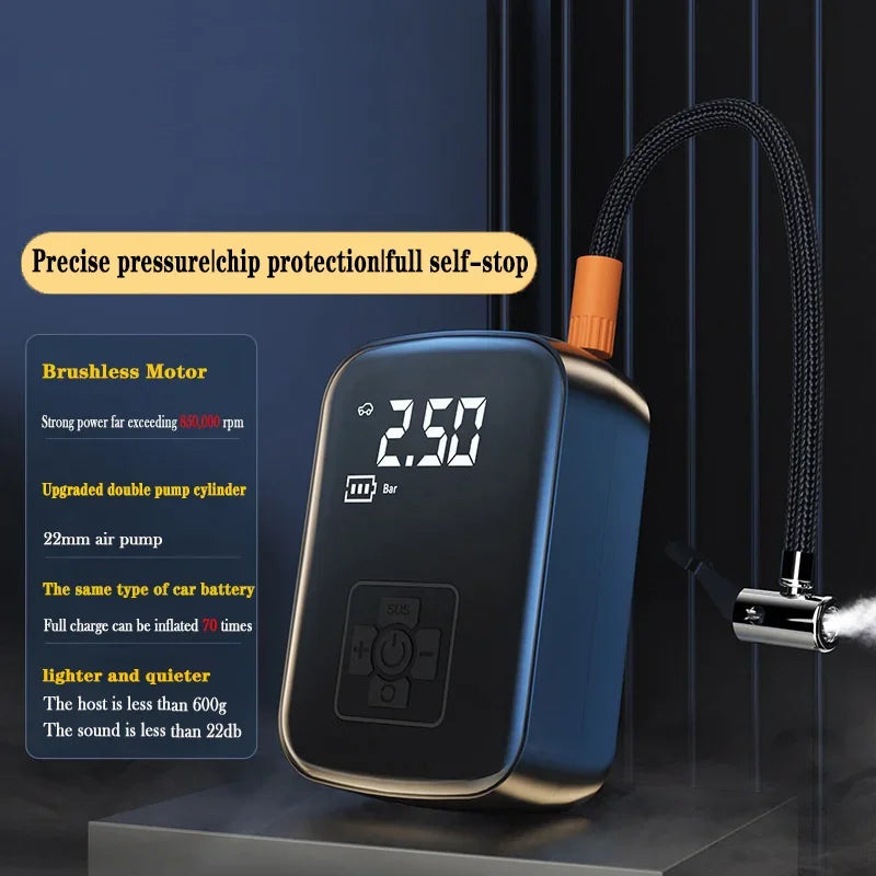 Bike Manual Air Pump Portable Bicycle Inflator Electric Tire Inflator For Balloon And Cycling Acces 3
