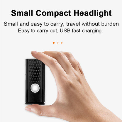LED Rechargeable Bicycle Headlight Front Rear Bike Light Set Red Warning Tail Light For MTB And Nig 4