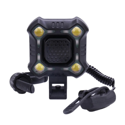 MTB Bike Horn TYPE C Rechargeable Bicycle Light Electronic Bell Cycling Warning Headlight For Safe  6