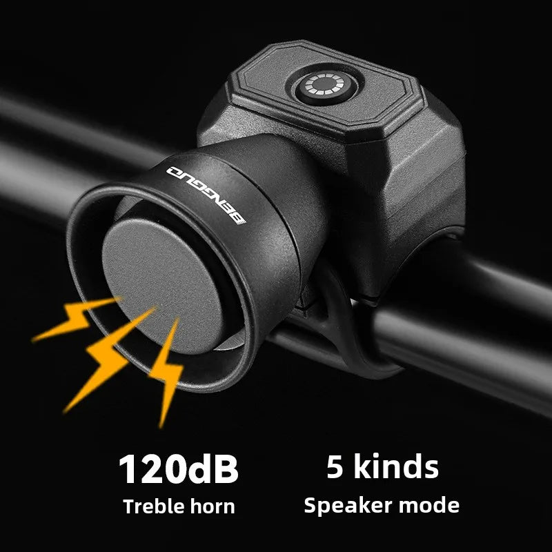 Mini USB Charging Bicycle Horn Waterproof Mountain Bike Bell Electronic Bike Bell Kids Scooter Ridi 1