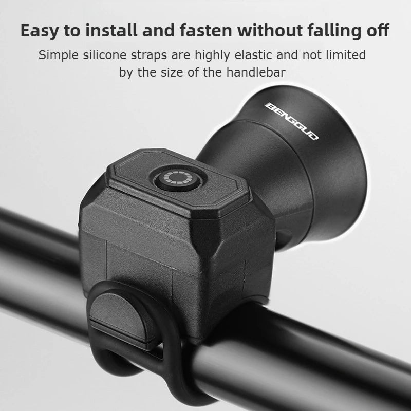 Mini USB Charging Bicycle Horn Waterproof Mountain Bike Bell Electronic Bike Bell Kids Scooter Ridi 3