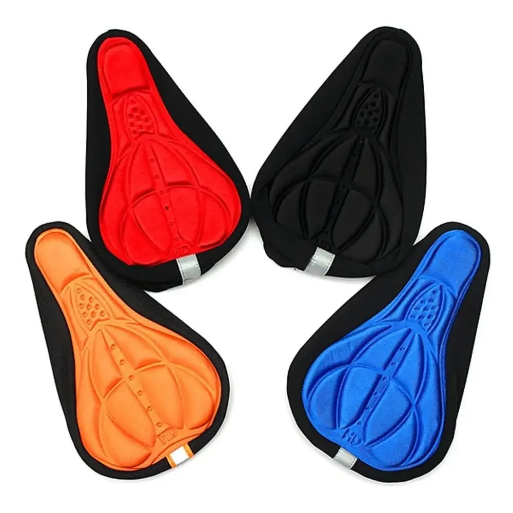 3D Soft Cycling Seat Cover Bicycle Saddle Cushion Thickened Sponge Pad Mountain Bike Breathable Out 1