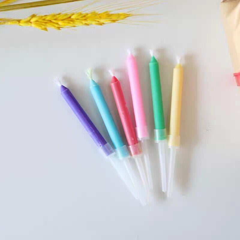 Creative Colorful Flame Candles, Birthday Candles, Party Festival Atmosphere Props