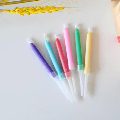 Creative Colorful Flame Candles, Birthday Candles, Party Festival Atmosphere Props
