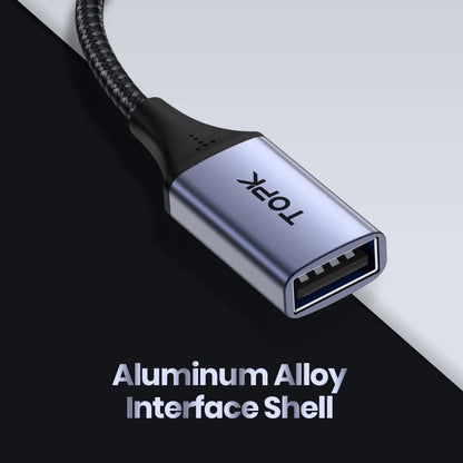 TOPK USB C To USB A Adapter OTG Cable Type C Male To USB 30 20 Female 5