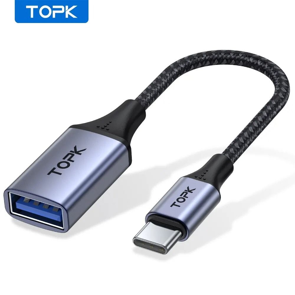 TOPK USB C To USB A Adapter OTG Cable Type C Male To USB 30 20 Female 6