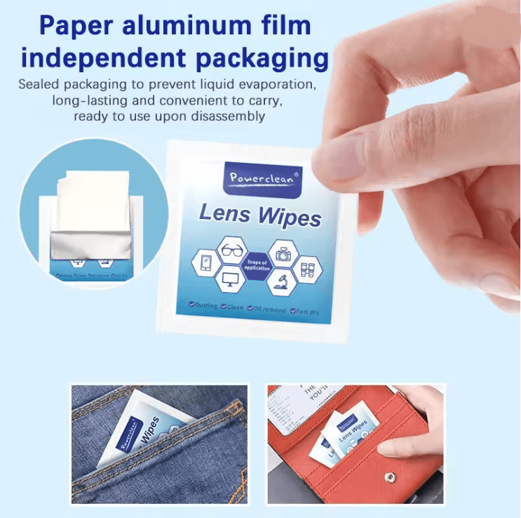 CrystalClear Glasses Screen Wipes 100 Pack 1