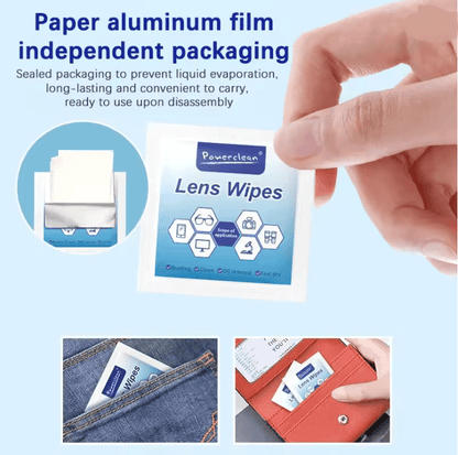 CrystalClear Glasses Screen Wipes 100 Pack 1