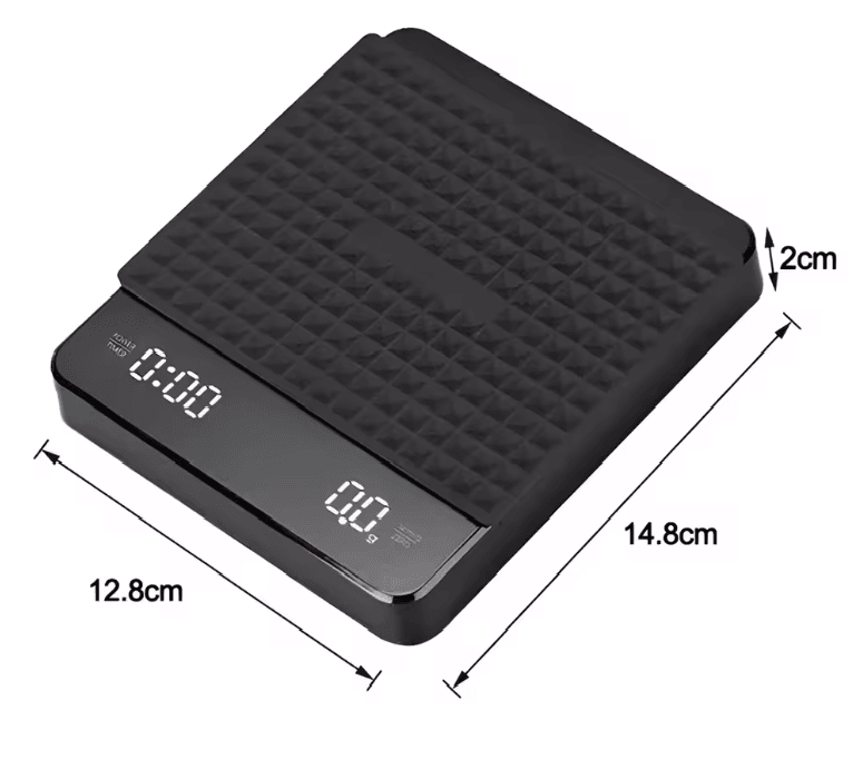 BrewMaster Precision Coffee Scale 25 Kg USB Recharge 5