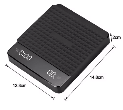 BrewMaster Precision Coffee Scale 25 Kg USB Recharge 5