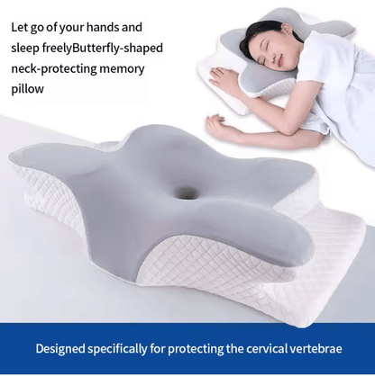 Cooling Memory Cotton Butterfly Neck Pillow
