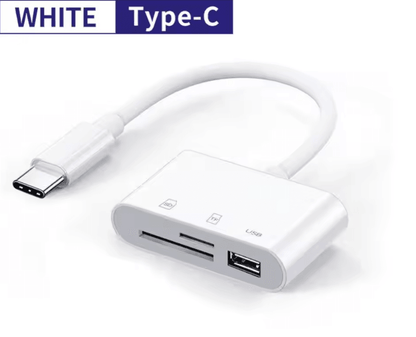 USB C High Speed OTG Card Reader Adapter 4
