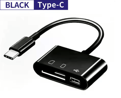 USB C High Speed OTG Card Reader Adapter 5