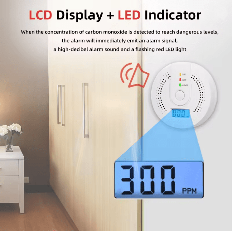 HomeGuard Carbon Monoxide Alarm Sensor 1