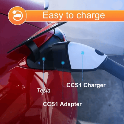CCS1 To Tesla Fast Charging Adapter Converter For Model 3XYS 2