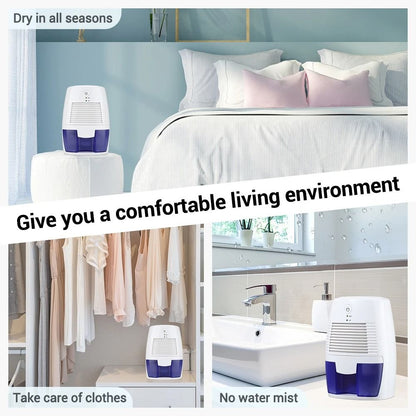 Home Dehumidifier Bedroom Mute Moisture Absorber Air Dryer Mini Humidity Dehumidifier For Bathroom  3