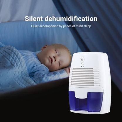 Home Dehumidifier Bedroom Mute Moisture Absorber Air Dryer Mini Humidity Dehumidifier For Bathroom  4