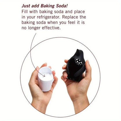 Penguin Shape Refrigerator Deodorant Box Kitchen Air Purifier 2