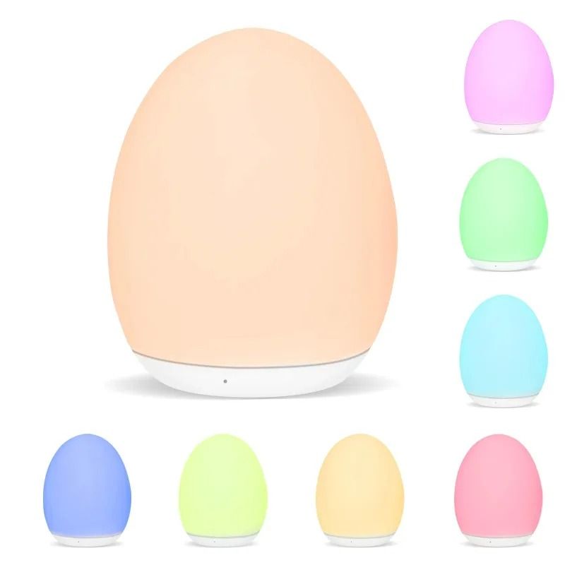 LED Dimmable Bedside Lamp Rechargeable Nursery Night Light