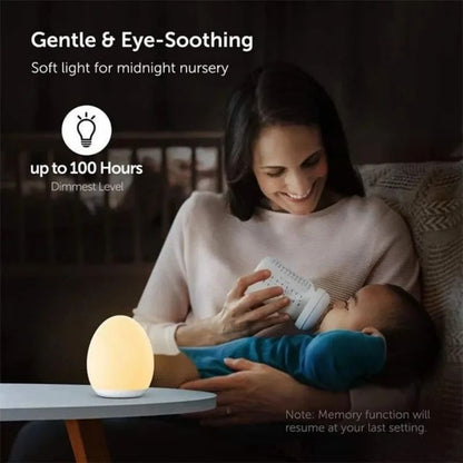 LED Dimmable Bedside Lamp Rechargeable Nursery Night Light 5