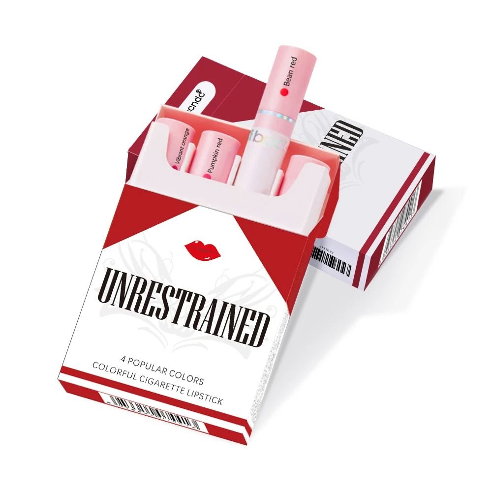Long Lasting Waterproof Matte Lipstick Set 4 Piece Transparent Finish 4