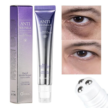 Anti Wrinkle And Dark Circle Eye Cream Roller Massager With Hyaluronic Acid 1