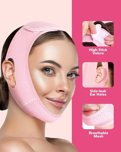 Reusable V Line Face Lifting Strap Double Chin Reducer 4