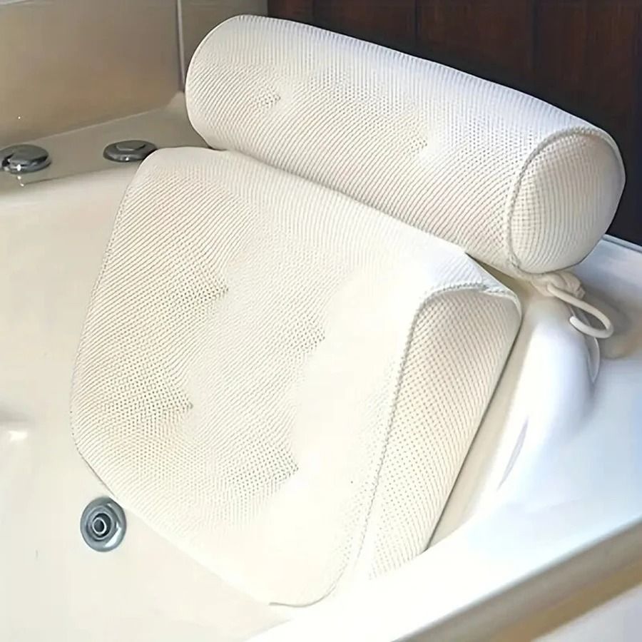 Spa Bathtub Pillow With AntiSlip Suction Cups 2