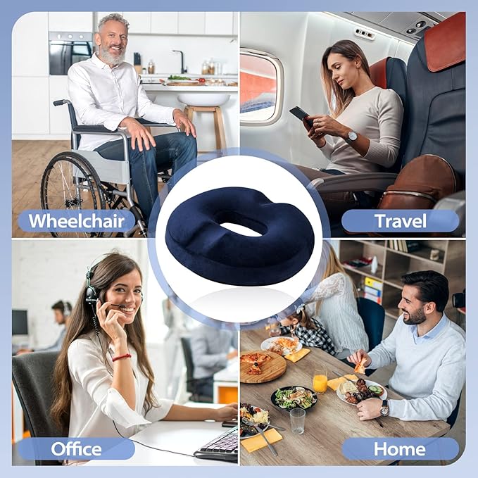 Postoperative Memory Cotton Cushion Tailbone Relief Hemorrhoid Decompression Office Seat Comfort 4