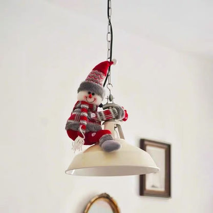 Santa Claus Ornaments Christmas Decorations Pendant Lights Window Decorations Curtain Decorations C 1