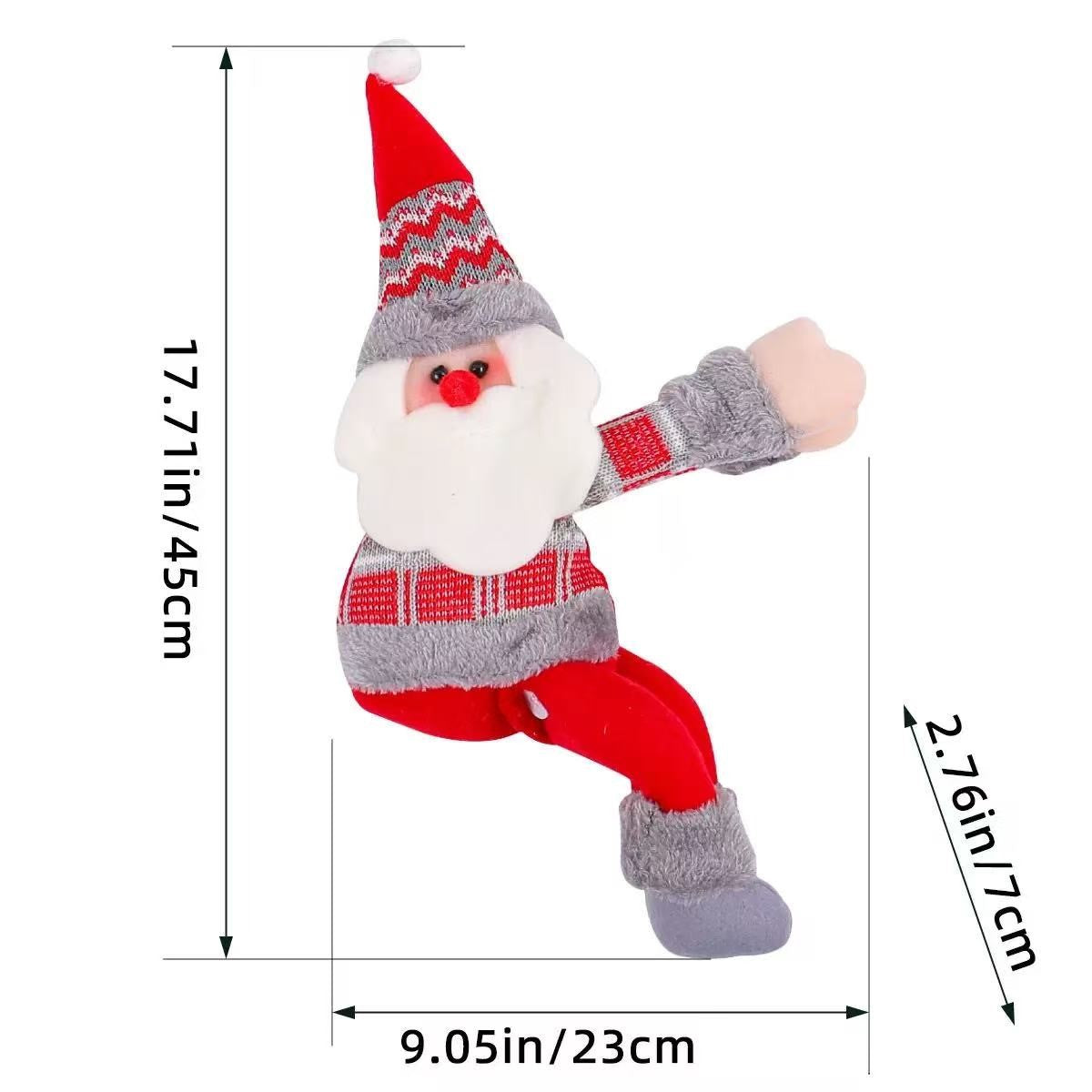 Santa Claus Ornaments Christmas Decorations Pendant Lights Window Decorations Curtain Decorations C 7