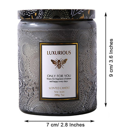 Jar Scented Candle, Natural Soy Candle, Serenity Aromatic Candles, Home Decorative Scented Candles Gift for Friends