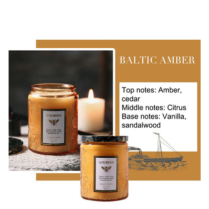 Jar Scented Candle, Natural Soy Candle, Serenity Aromatic Candles, Home Decorative Scented Candles Gift for Friends