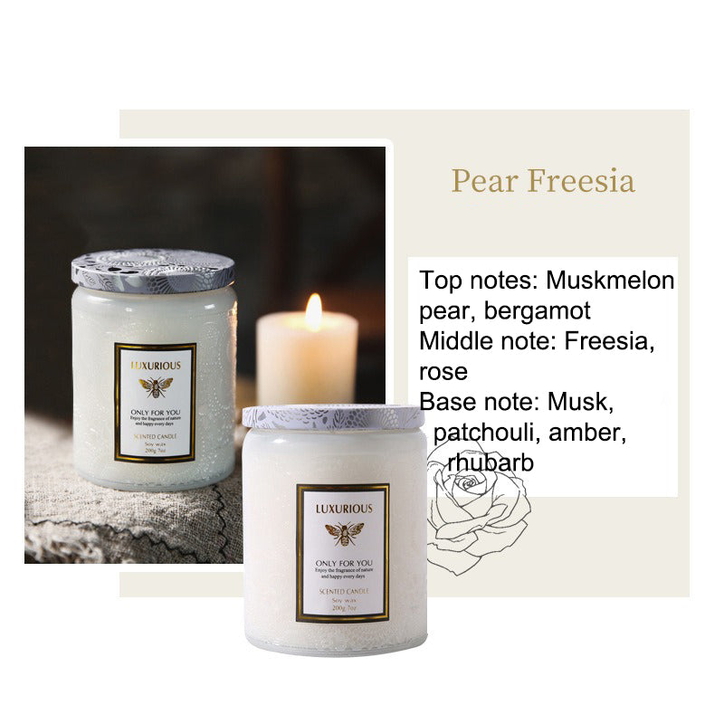 Jar Scented Candle, Natural Soy Candle, Serenity Aromatic Candles, Home Decorative Scented Candles Gift for Friends