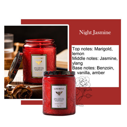 Jar Scented Candle, Natural Soy Candle, Serenity Aromatic Candles, Home Decorative Scented Candles Gift for Friends