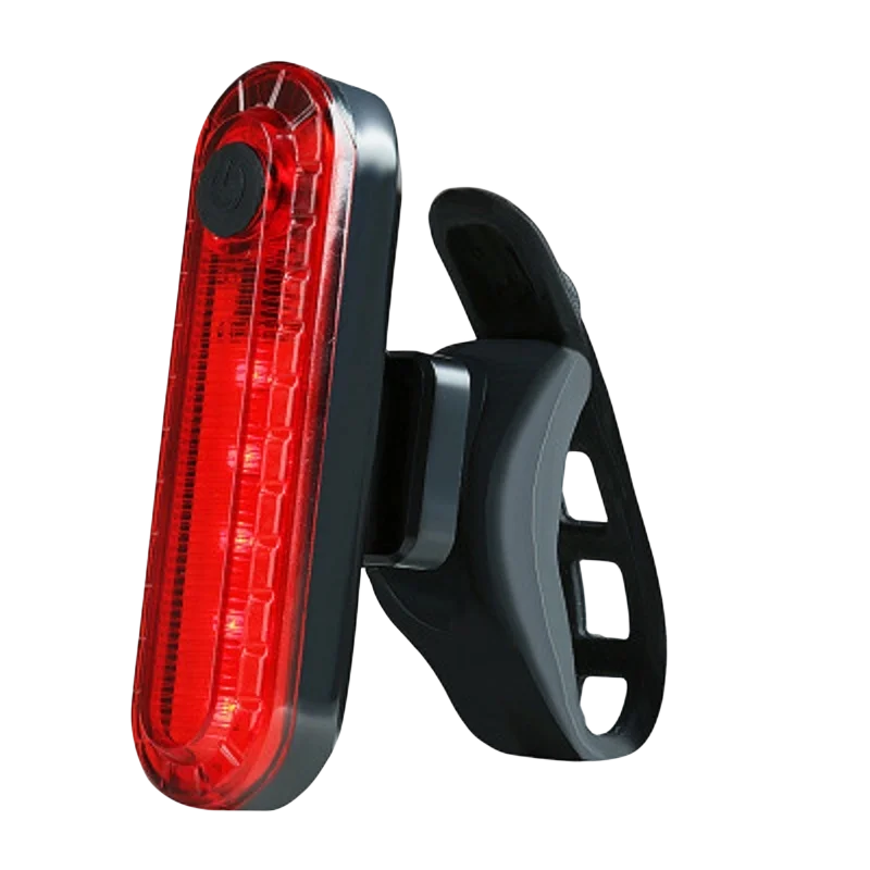 Bright Bicycle Rear Light USB Rechargeable LED Bike Tail Light Safety Cycling Flashlight Lighting M 6